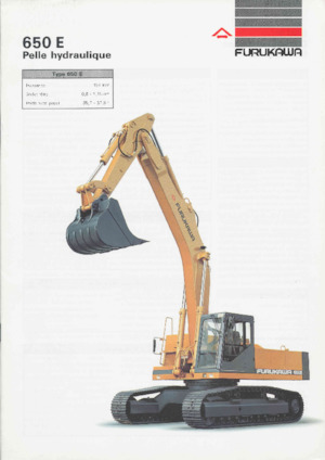 Excavadoras de orugas Furukawa 650 E-LC