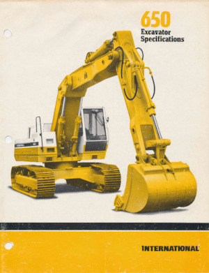 Excavadoras de orugas International Harvester 650