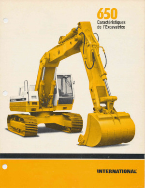 Excavadoras de orugas International Harvester 650