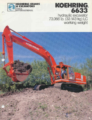 Excavadoras de orugas Koehring 6633