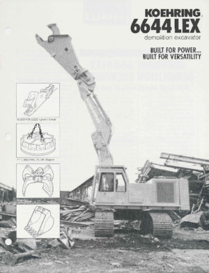 Manipuladores de materiales Koehring 6644 LEX