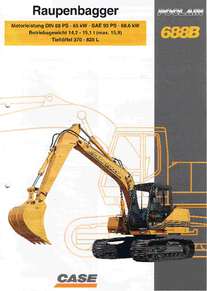 Excavadoras de orugas Case Poclain 688 B CK