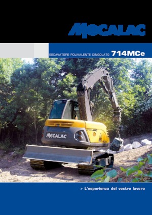 Excavadoras de orugas Mecalac 714 MC e