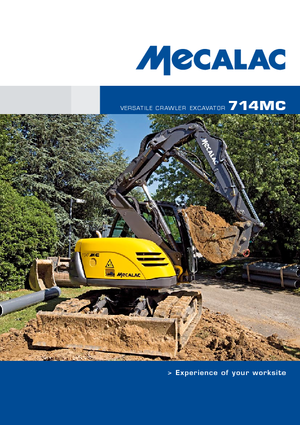 Excavadoras de orugas Mecalac 714 MC