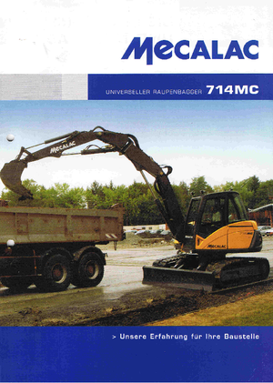 Excavadoras de orugas Mecalac 714 MC *