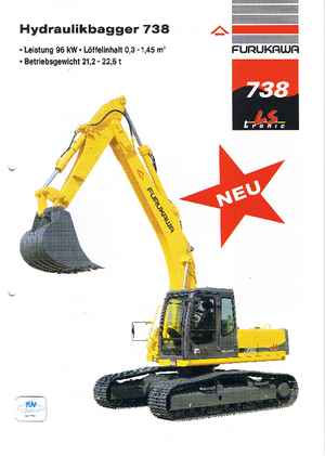 Excavadoras de orugas Furukawa 738 LS-tronic