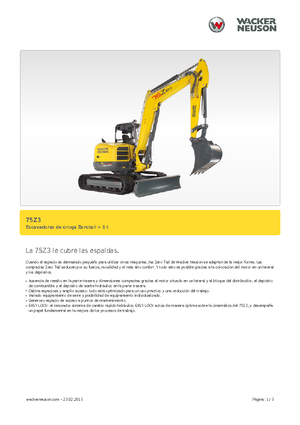 Excavadoras de orugas Wacker Neuson 75 Z 3