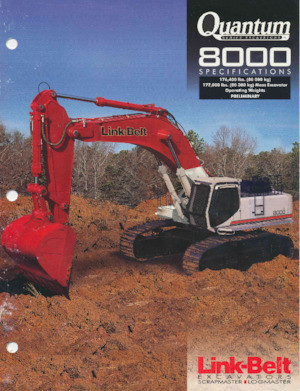 Excavadoras de orugas Link-Belt 8000