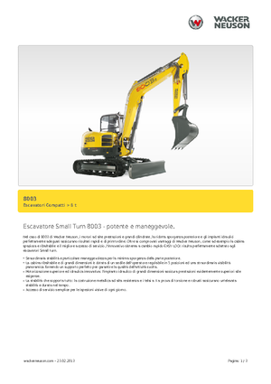 Excavadoras de orugas Neuson 8003