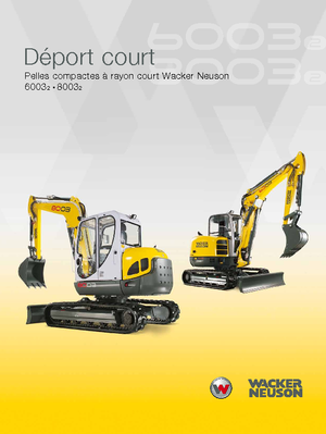 Excavadoras de orugas Wacker Neuson 8003