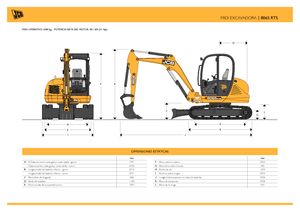 Excavadoras de orugas JCB 8065 RTS