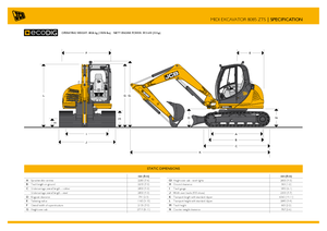 Excavadoras de orugas JCB 8085 ZTS