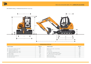 Excavadoras de orugas JCB 8085 ZTS
