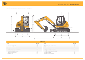 Excavadoras de orugas JCB 8085 ZTS