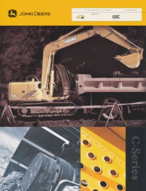 Excavadoras de orugas John Deere Construction 80C