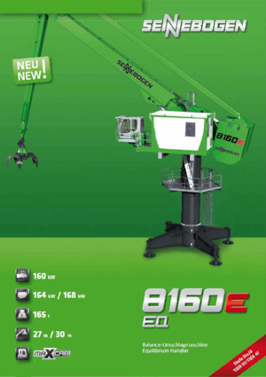 Manipuladores de materiales Sennebogen 8160 EQ