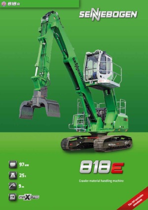 Manipuladores de materiales Sennebogen 818R E