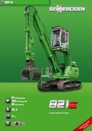 Manipuladores de materiales Sennebogen 821R E