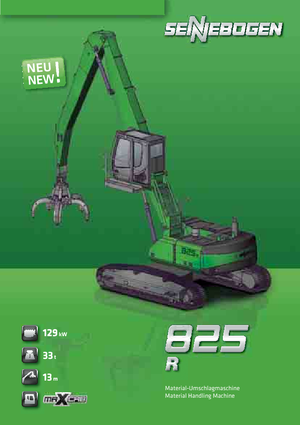Excavadoras de orugas Sennebogen 825 R