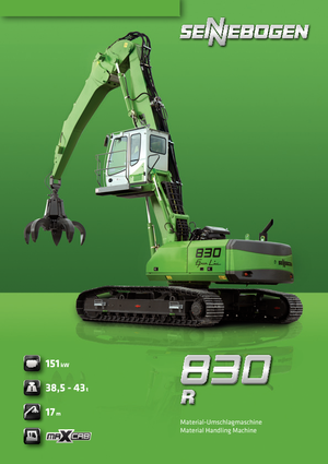 Excavadoras de orugas Sennebogen 830 R