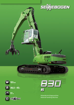 Excavadoras de orugas Sennebogen 830 R