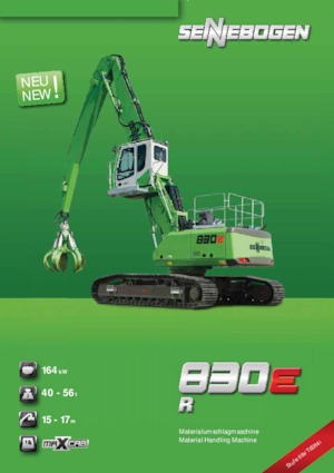 Manipuladores de materiales Sennebogen 830R E