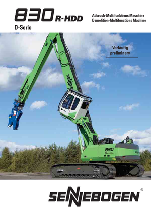 Excavadoras de orugas Sennebogen 835 R-HD