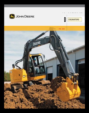 Excavadoras de orugas John Deere Construction 85D