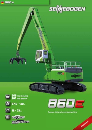 Manipuladores de materiales Sennebogen 860R E Hybrid