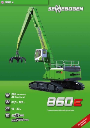 Manipuladores de materiales Sennebogen 860R E Hybrid