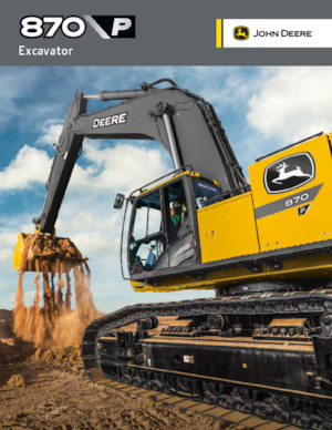 Excavadoras de orugas John Deere Construction 870 P