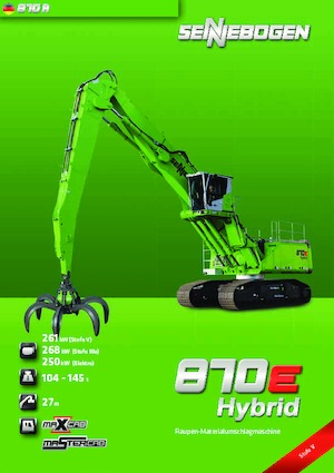 Manipuladores de materiales Sennebogen 870R E Hybrid 