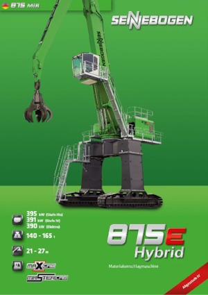 Manipuladores de materiales Sennebogen 875R E Hybrid