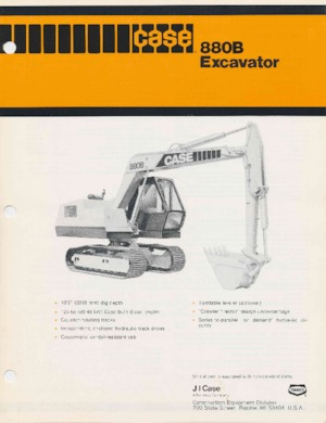 Excavadoras de orugas Case 880B