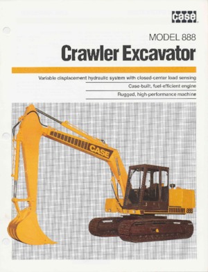 Excavadoras de orugas Case 888
