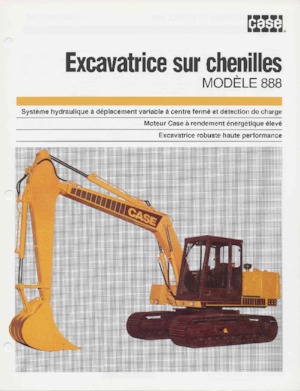 Excavadoras de orugas Case 888
