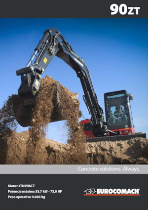Excavadoras de orugas Eurocomach 90 ZT