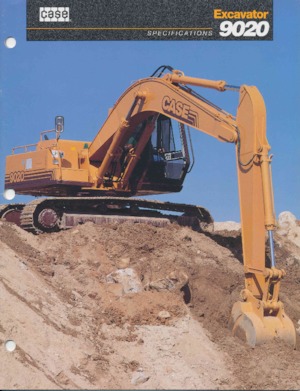 Excavadoras de orugas Case 9020