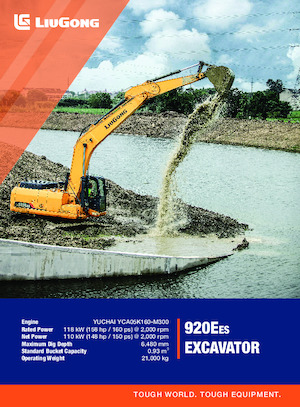 Excavadoras de orugas Liugong 920EES
