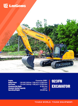 Excavadoras de orugas Liugong 923FN