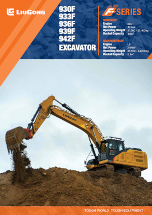 Excavadoras de orugas Liugong 930F