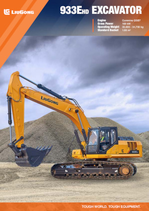 Excavadoras de orugas Liugong 933EHD