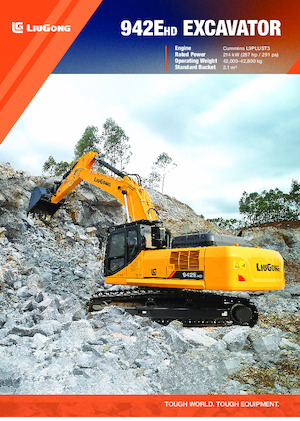 Excavadoras de orugas Liugong 942EHD