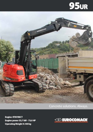 Excavadoras de orugas Eurocomach 95 UR
