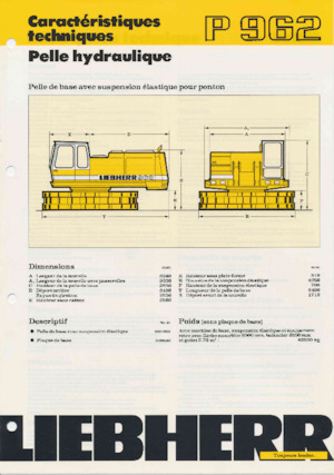 Excavadoras de orugas Liebherr P 962