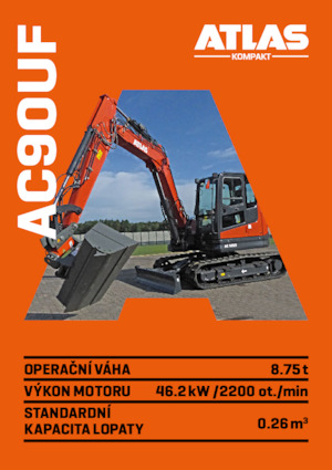 Excavadoras de orugas Atlas Kompakt AC 90UF