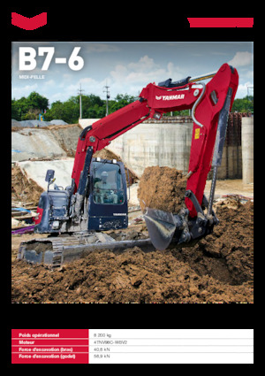 Excavadoras de orugas Yanmar B7-6 