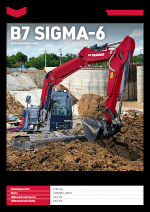 Excavadoras de orugas Yanmar B7-6 