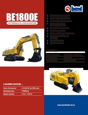 Excavadoras de orugas Beml BE1800E