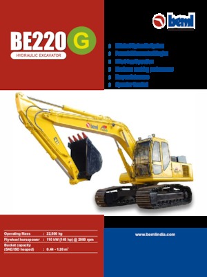 Excavadoras de orugas Beml BE220G